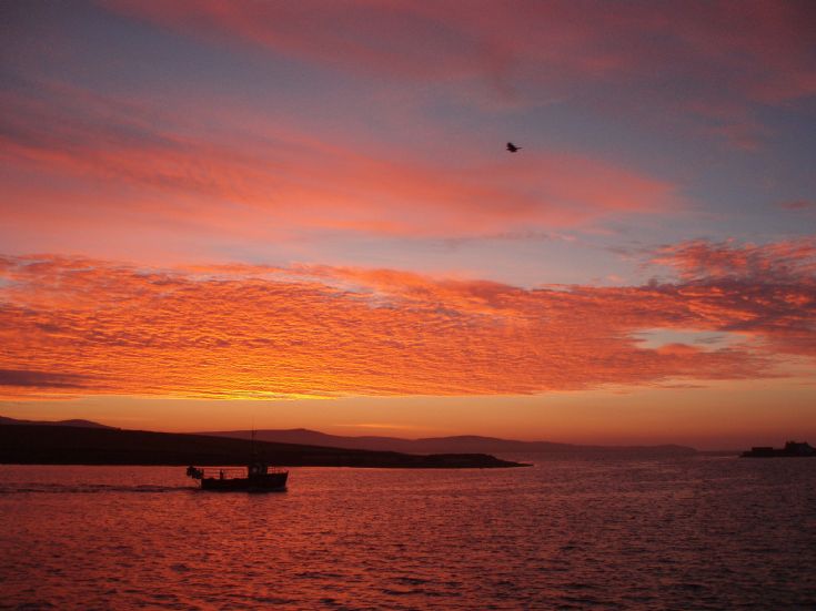Sunrise in Stromness