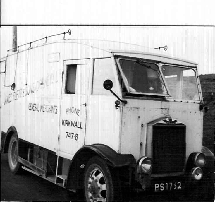Flett & Sons grocery van