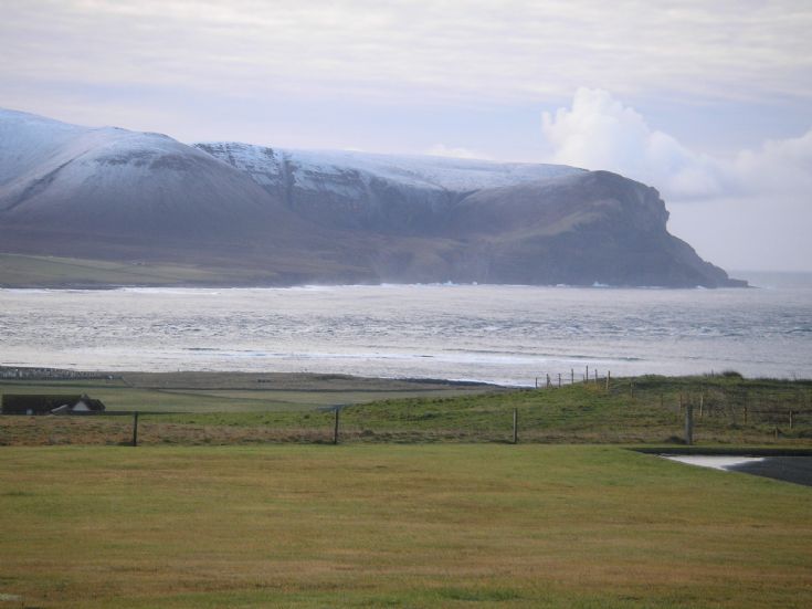 First frost on Hoy from Outertown