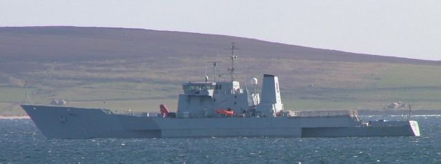 RV Triton in Westray Firth