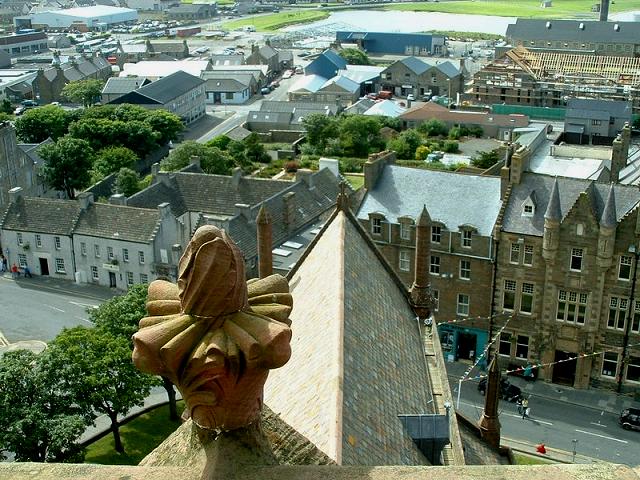 Looking west from the top of the cathedral